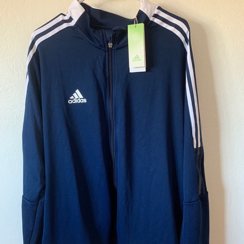 Navy Blue Adidas Full Zip